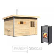 Finská sauna KARIBU SKROLLAN 2 (92733) s předsíní natur SET LG3842 Náhled