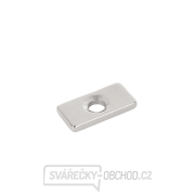 Neodymový magnet s otvorem pro šroub 20x10x3mm sada 2 kusů Náhled