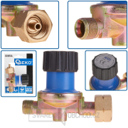 Regulátor plynu s regulací tlaku 0,5-4 bar propan/butan (40) gallery main image