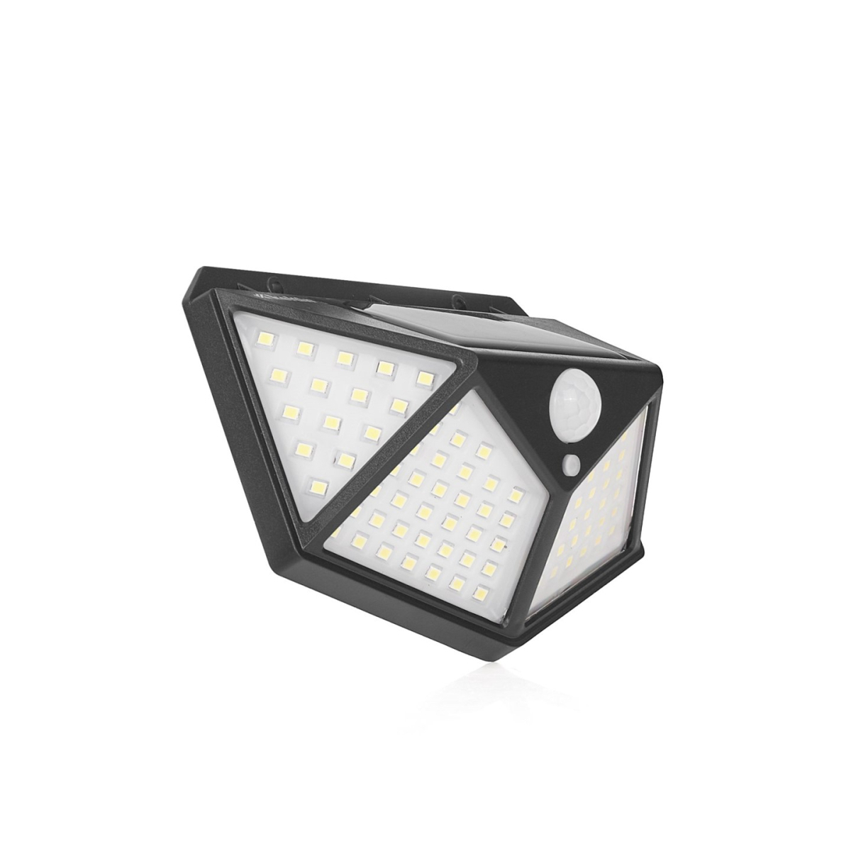 GEKO Solární lampa se soumrakem a senzorem pohybu 50W (100led reflektor) (100)