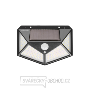 Solární lampa se soumrakem a senzorem pohybu 50W (100led reflektor) (100) Náhled