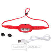 Čelovka s gumovým páskem HEADLAMP STAR, 120 lm, LED, USB SIXTOL Náhled