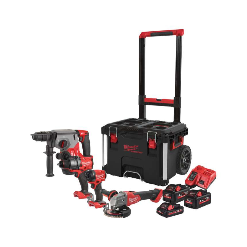 Sada aku nářadí Milwaukee M18FPP4E-555T, 4933492530