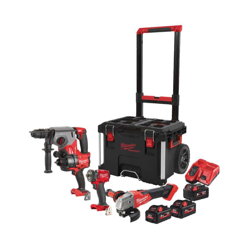 Sada aku nářadí Milwaukee M18FPP4D-555T, 4933492520