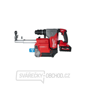 Aku 4-režimové kladivo 26 mm SDS-plus s maticí Fixtec a odsáváním Milwaukee M18 ONEFHXDEL-552C (5,5 Ah) gallery main image