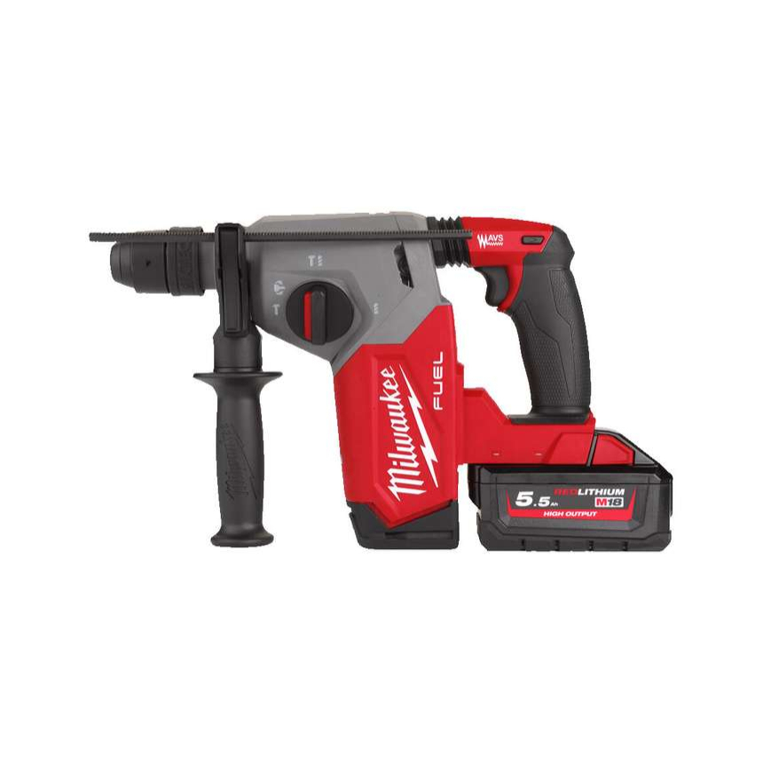 Aku kombinované kladivo SDS-plus Milwaukee M18 FHX-552X Fixtec (5,5 Ah)