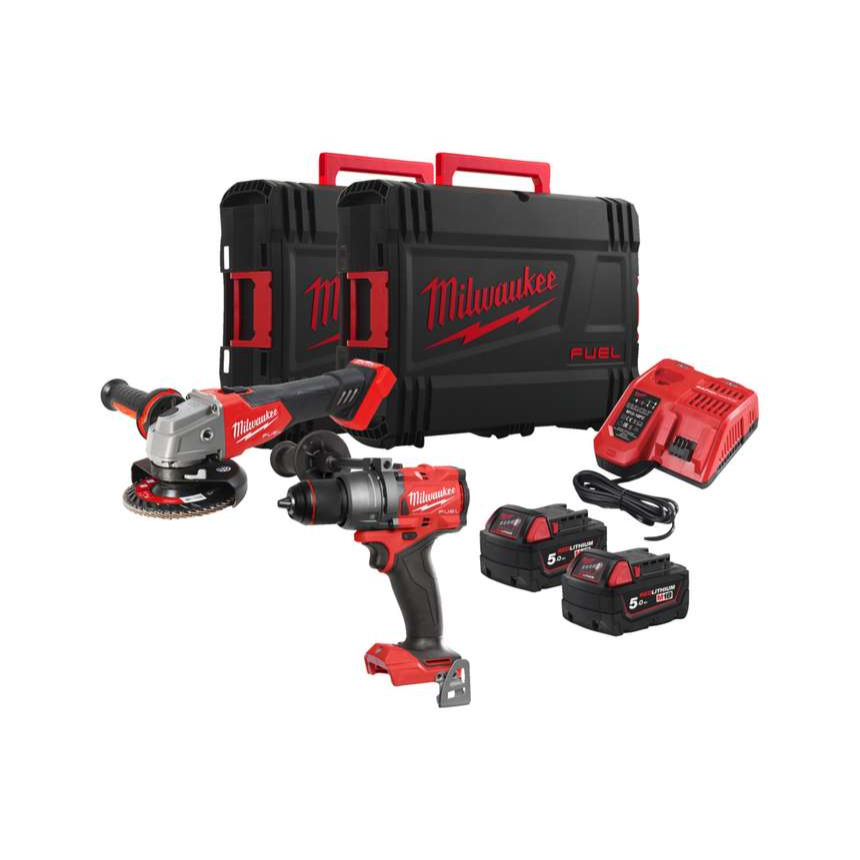 Sada aku nářadí Milwaukee M18FPP2E3-502X, 4933492516