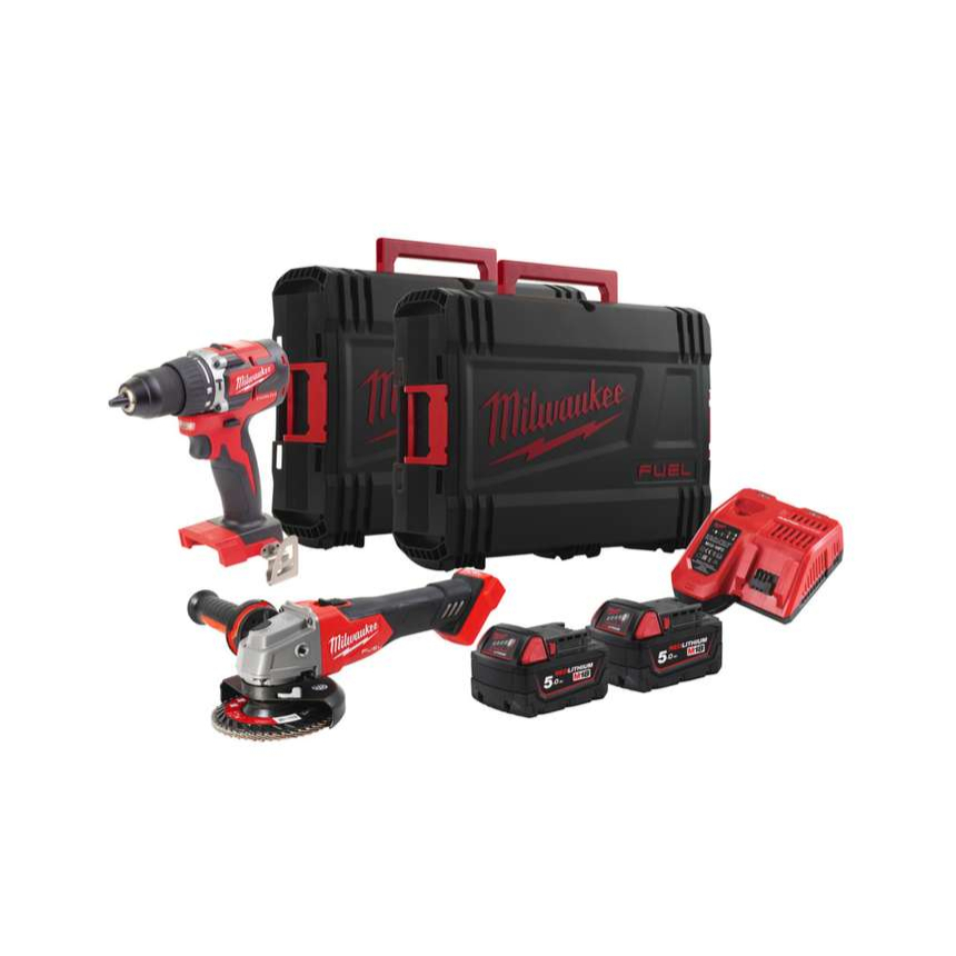 Sada aku nářadí Milwaukee M18FPP2BG-502X, 4933492522