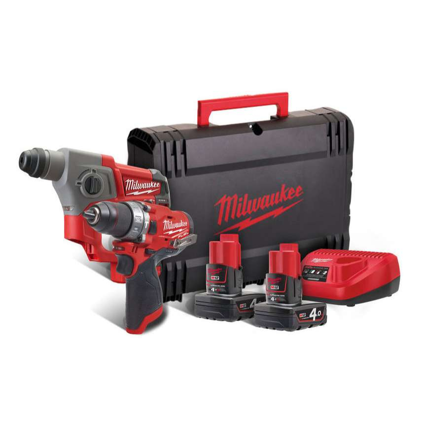 Sada aku nářadí Milwaukee M12 FUEL™ FPP2B-402X, 4933459812