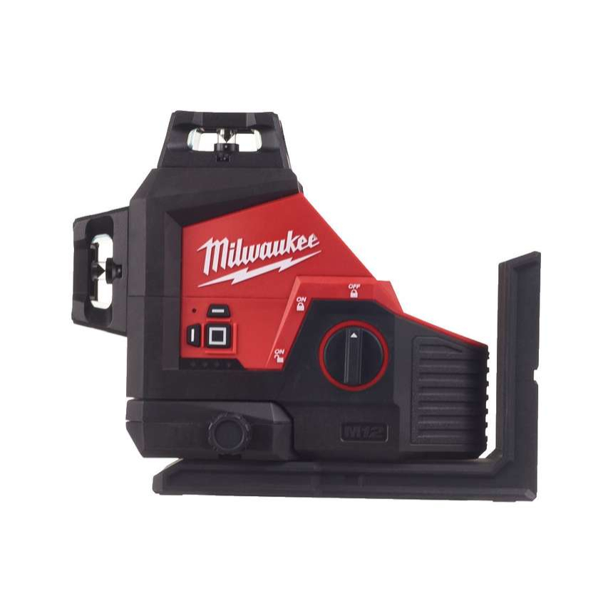 Aku kombinovaný křížový laser Milwaukee M12 3PL-0C se 3 rovinami (Bez aku)