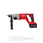 Aku bezuhlíkové vrtací kladivo Milwaukee M18 BLHACD26-402X SDS-Plus 26 mm s rukojetí typu D Náhled