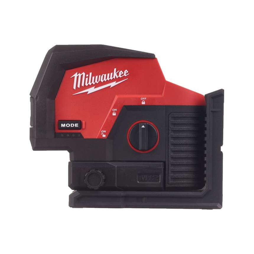 Aku kombinovaný křížový laser Milwaukee M12 CLLP-0C (Bez aku)