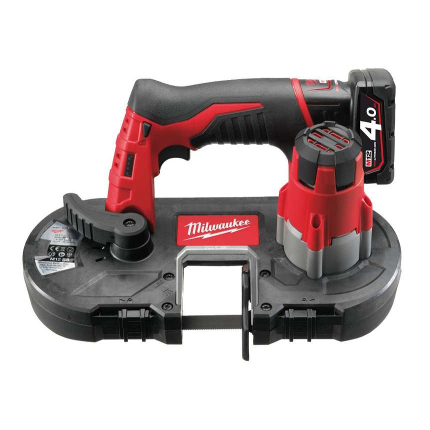 Aku pásová pila Milwaukee M12 BS-402C (4,0 Ah)