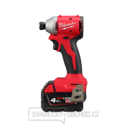 Kompaktní aku bezuhlíkový rázový utahovák M18™ Milwaukee M18 BLIDRC-402C (4,0 Ah) gallery main image