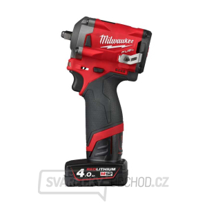 Aku rázový utahovák 3/8" Milwaukee M12 FIW38-422X (339 Nm, 4,0 + 2,0 Ah) gallery main image