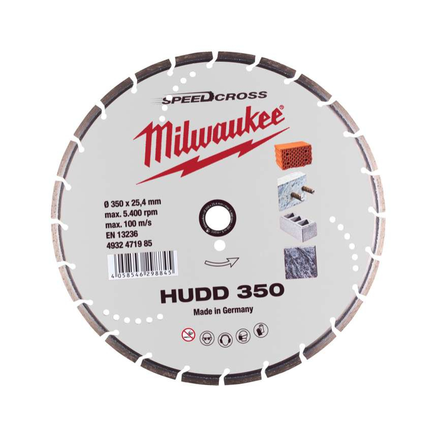 Diamantový kotouč Milwaukee SPEEDCROSS HUDD 350 mm (1 ks), 4932471985