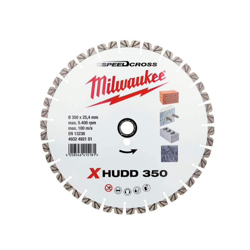 Diamantový rozbrušovací kotouč Milwaukee XHUDD 350 mm