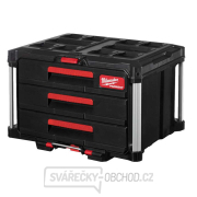Milwaukee 4932472130 - Kompaktní systémový organizér Packout™ box se 3 zásuvkami Náhled