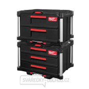 Milwaukee 4932472130 - Kompaktní systémový organizér Packout™ box se 3 zásuvkami Náhled