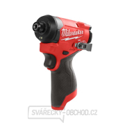 Aku subkompaktní rázový utahovák 1/4” Hex Milwaukee M12FID2-0, 4933479876 (bez aku) gallery main image