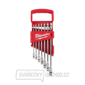 Očkoploché ráčnové klíče 3/8 ÷ 3/4" MAX BITE™ Milwaukee 4932464995 palcové. Sada 7 dílů v pořadači gallery main image