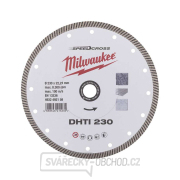 Diamantový rozbrusovací kotúč Milwaukee DHTI 230 mm - celoobvodový gallery main image