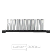 Nástrčné hlavice 3/8" šestihran 10 ÷ 19 mm Milwaukee 4932492510 - chromované, prodloužené (Sada 10 dílů) gallery main image