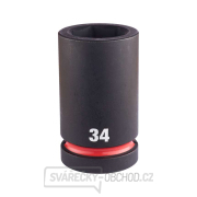 Průmyslové hlavice Milwaukee SHOCKWAVE™ IMPACT DUTY 1” HEX dlouhé (34 mm) 4932480428 gallery main image