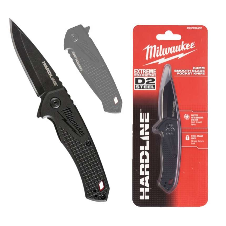 Zavírací nůž 64 mm Milwaukee 4932492452 HARDLINE™