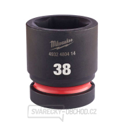 Průmyslové hlavice Milwaukee SHOCKWAVE™ IMPACT DUTY 1” HEX krátké (38 mm) 4932480414 gallery main image