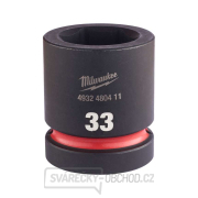 Průmyslové hlavice Milwaukee SHOCKWAVE™ IMPACT DUTY 1” HEX krátké (33 mm) 4932480411 gallery main image