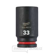 Průmyslová hlavice Milwaukee Shockwave™ Impact Duty 3/4" HEX 33 mm, dlouhá gallery main image