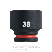 Průmyslová hlavice Milwaukee Shockwave™ Impact Duty 3/4" HEX 38 mm, krátká gallery main image