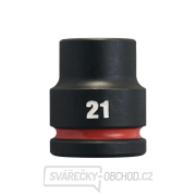 Průmyslová hlavice Milwaukee Shockwave™ Impact Duty 3/4" HEX 21 mm, krátká gallery main image