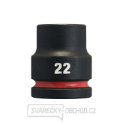 Průmyslová hlavice Milwaukee Shockwave™ Impact Duty 3/4" HEX 22 mm, krátká gallery main image