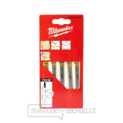 Pilové plátky 75 x 4 mm Milwaukee T 101 D do přímočaré pily (Dřevo a plast) Náhled