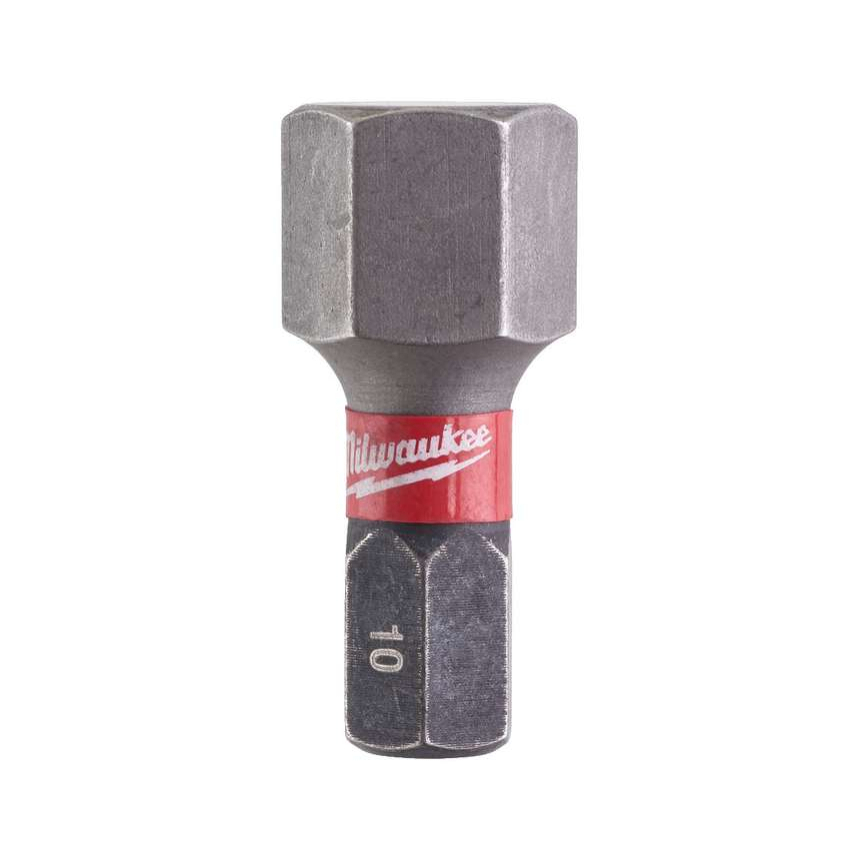 Šroubovací bit 1/4 Milwaukee Shockwave Šestihran 10 x 25 mm - 2 ks