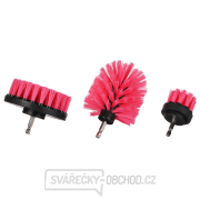 Sada kartáčů na vrtačku pro čištění auta CAR DETAILING DRILL BRUSH PINK 3, 3ks SIXTOL Náhled