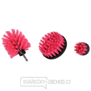 Sada kartáčů na vrtačku pro čištění auta CAR DETAILING DRILL BRUSH PINK 3, 3ks SIXTOL Náhled