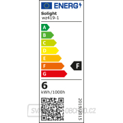 Solight LED žárovka, miniglobe, 6W, E27, 6000K, 510lm Náhled