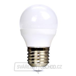 Solight LED žárovka, miniglobe, 6W, E27, 6000K, 510lm gallery main image