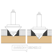 CMT Sada na ornamenty, fréza 3D S=8mm, šablona KLASIK s rámem Náhled