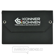 Monokrystalický křemíkový přenosný solární panel Könner & Söhnen KS SP28W-4 gallery main image