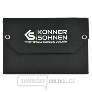 Monokrystalický křemíkový přenosný solární panel Könner & Söhnen KS SP28W-4 gallery main image