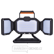 Solight LED reflektor 30W, přenosný, nabíjecí, 3000lm, oranžovo-černý Náhled