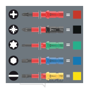 Wera 006607 Výměnné šroubovací čepele Kraftform Kompakt VDE 16 Universal 1 TIE (Sada 16 dílů) Náhled