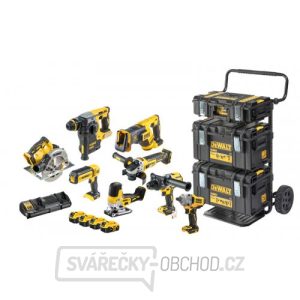 Aku bezuhlíková kombo sada nářadí 18V 4x5,0 Ah XR DeWALT DCK856P4 gallery main image