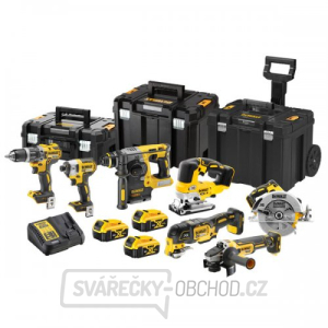 Aku bezuhlíková kombo sada nářadí 18V 3x5,0 Ah XR DeWALT DCK755P3T gallery main image