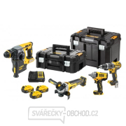 Aku bezuhlíková kombo sada nářadí 18V 3x5,0 Ah XR DeWALT DCK428P3T gallery main image