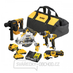 Aku bezuhlíková kombo sada nářadí 12V 1x5,0/2x2,0 Ah XR DeWALT DCK611P1D2 gallery main image